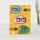 Sie haben die Karte gemacht (Vorderseite)