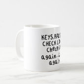 Sie haben die Locks richtig überprüft Kaffeetasse (Vorderseite Links)