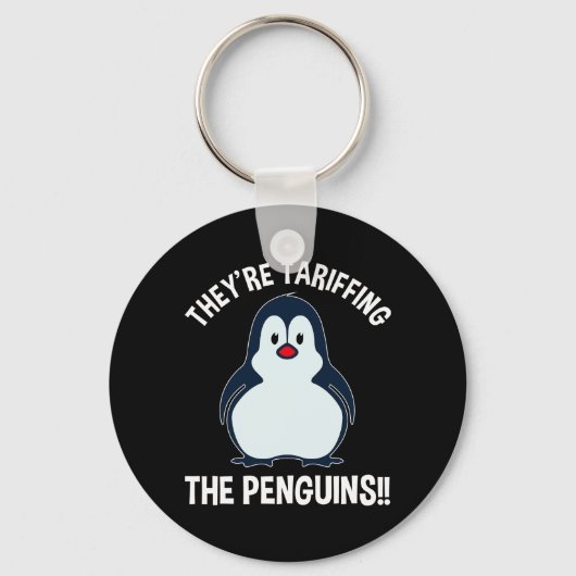 Sie haben die Pinguine gezaubert!! Schlüsselanhänger (Vorderseite)