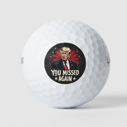 Sie haben die Wahl von Trump für Haustiere wieder Golfball (Vorderseite)