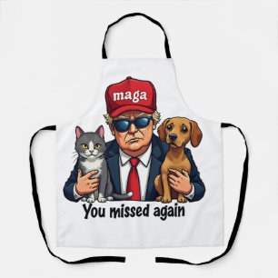 Sie haben die Wahl von Trump für Haustiere wieder  Schürze