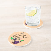 Sie haben die Zeit, die ich den Wein-Untersetzer Getränkeuntersetzer (Seite)