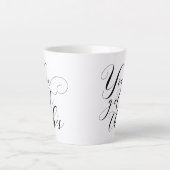 Sie haben dies Got - Stilvolle Typografie Inspirat Milchtasse (Vorderseite)