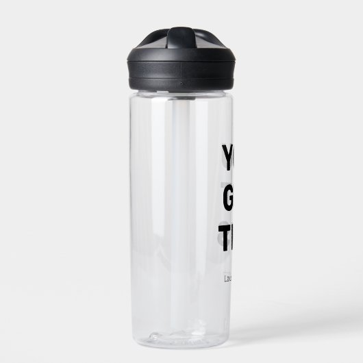 Sie haben diese einfache schwarze Farbe Got | Clea Trinkflasche (Vorderseite)