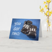 Sie haben diese ermutigenden Boxhandschuhe Got Karte (Gelbe Blume)