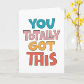 Sie haben diese Ermutigungskarte vollständig Got Karte (Gelbe Blume)