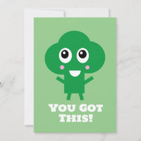 Sie haben diese glückliche Broccoli-Karte Got