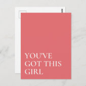 Sie haben diese inspirierende Zitat-Postkarte Got Postkarte (Vorne/Hinten)