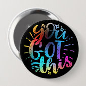 Sie haben diese inspirierenden Sterne und Farben G Button (Vorne & Hinten)