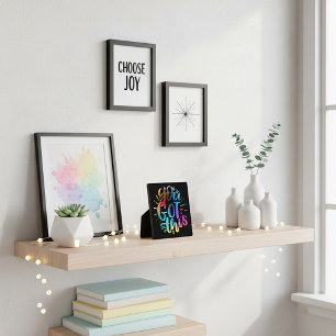 Sie haben diese inspirierenden Sterne und Farben G Fotoplatte