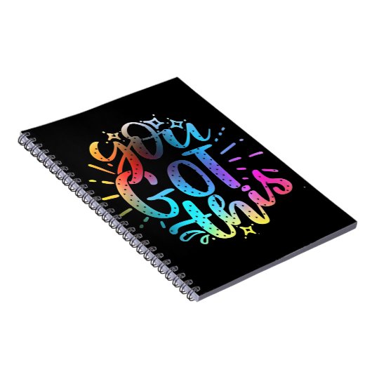 Sie haben diese inspirierenden Sterne und Farben G Notizblock (Rechte Seite)