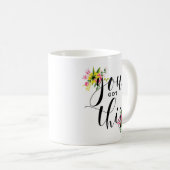 Sie haben diese moderne Kalligrafie Got Kaffeetasse (VorderseiteRechts)