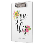 Sie haben diese moderne Kalligrafie Got Klemmbrett (Links)