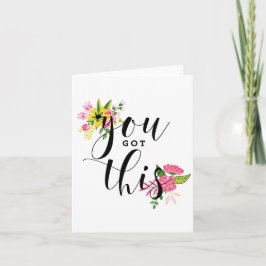 Sie haben diese moderne Kalligrafie Motivierend Go Karte