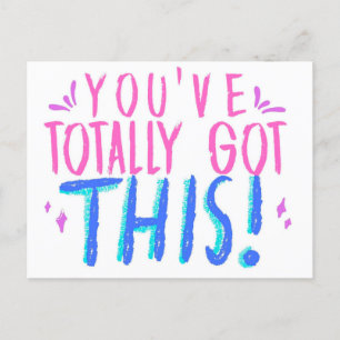 Sie haben diese Motivierend Postkarte komplett Got