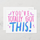 Sie haben diese Motivierend Postkarte komplett Got (Vorne/Hinten)