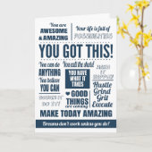 Sie haben diese Motivierend Zitate Got Karte (Gelbe Blume)