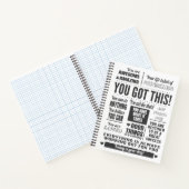 Sie haben diese Motivierend Zitate Got Notizblock (Innenseite)