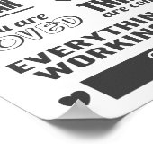 Sie haben diese Motivierend Zitate Got Poster (Ecke)