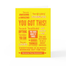 Sie haben diese Sonnenschein-Ermutigung Got