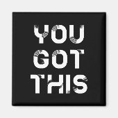 Sie haben diesen schwarzen Magneten got Magnet (Vorne)