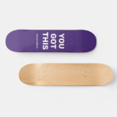 Sie haben dieses Coole Lila Violett Got | INDIVIDU Skateboard (Horizontal)