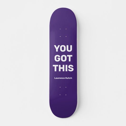 Sie haben dieses Coole Lila Violett Got | INDIVIDU Skateboard (Vorne)