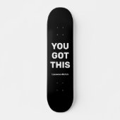 Sie haben dieses Coole Schwarz Got | INDIVIDUELLE Skateboard (Vorne)