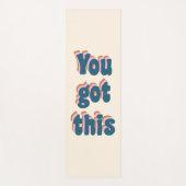 Sie haben dieses ermutigende Motivierend Angebot G Yogamatte (Vorderseite)