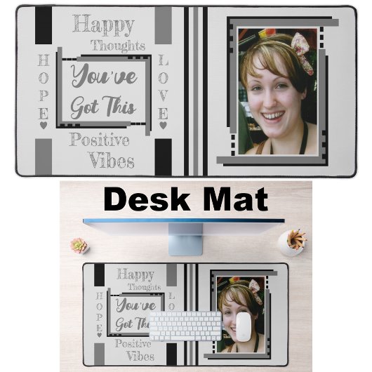 Sie haben dieses Foto grau schwarz got Schreibtischunterlage