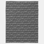 Sie haben dieses inspirierende schwarze Skript Got Fleecedecke (Vorderseite)