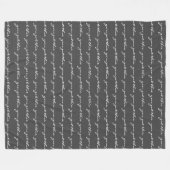 Sie haben dieses inspirierende schwarze Skript Got Fleecedecke (Vorderseite (Horizontal))