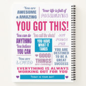 Sie haben dieses inspirierende Zitat Got Notizblock (Rückseite)