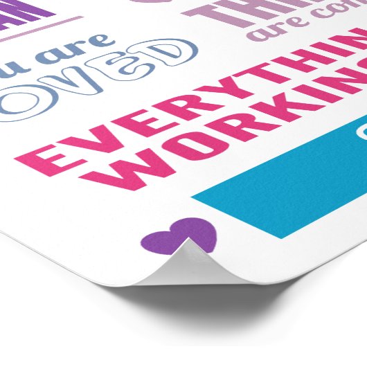 Sie haben dieses inspirierende Zitat Got Poster (Ecke)