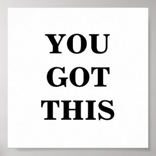 Sie haben dieses Minimalistische Poster Got