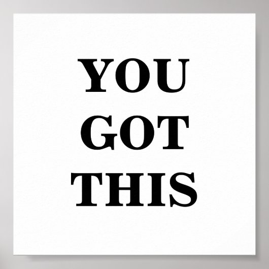 Sie haben dieses Minimalistische Poster Got (Vorne)