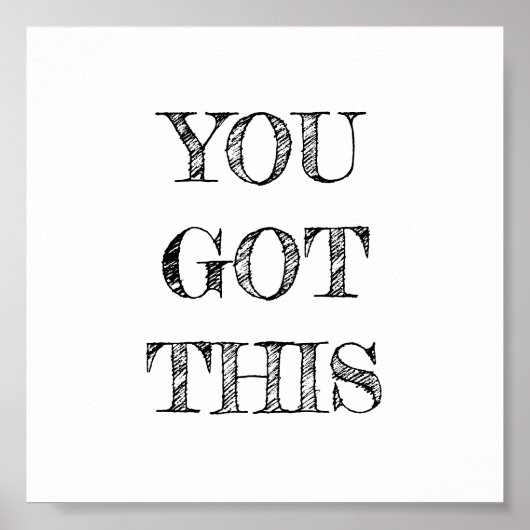 Sie haben dieses Minimalistische Poster Got (Vorne)