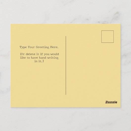 Sie haben dieses moderne inspirierende Zitat maßge Postkarte (Rückseite)