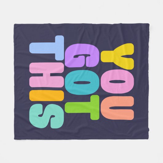 Sie haben dieses Niedliche inspirierende Zitat Got Fleecedecke (Vorderseite (Horizontal))