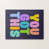 Sie haben dieses Niedliche inspirierende Zitat Got Puzzle (Horizontal)