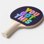 Sie haben dieses Niedliche inspirierende Zitat Got Tischtennis Schläger (Vorderseite)