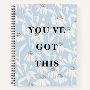 Sie haben dieses Quote Cosmos Blume Notebook Got Notizblock