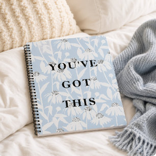 Sie haben dieses Quote Cosmos Blume Notebook Got Notizblock