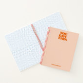 Sie haben dieses rosa Red Calligraphy-Notebook got Notizblock (Innenseite)