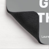 Sie haben dieses weiche Grau Minimalistisch mit Ih Mousepad (Ecke)