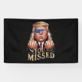 Sie haben Donald Trump als US-Wahl verpasst Banner (Horizontal)