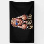 Sie haben Donald Trump als US-Wahl verpasst Banner (Vertikal)