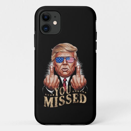 Sie haben Donald Trump als US-Wahl verpasst Case-Mate iPhone Hülle (Rückseite)