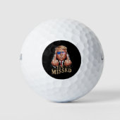 Sie haben Donald Trump als US-Wahl verpasst Golfball (Vorderseite)