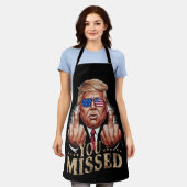 Sie haben Donald Trump als US-Wahl verpasst Schürze (Getragen)